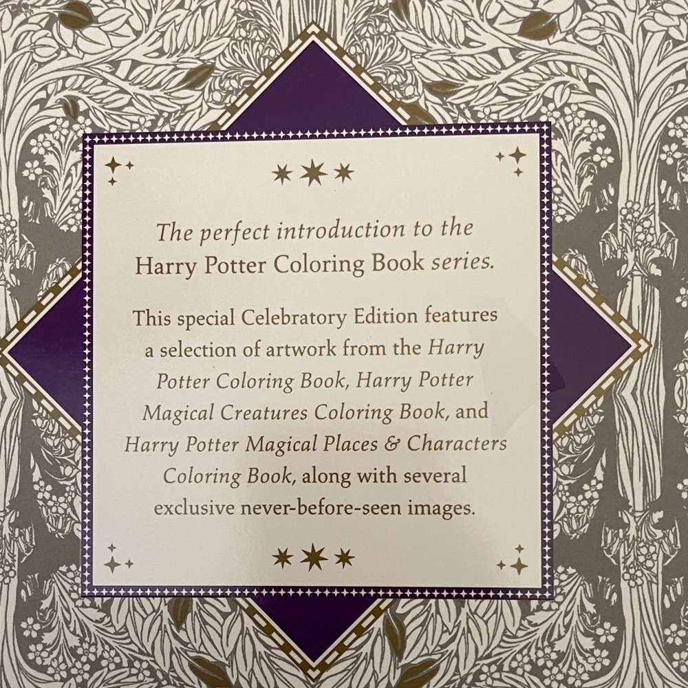 Harry Potter Celebratory Edition Coloring Book - new - 2016 - Picture 5 of 5
